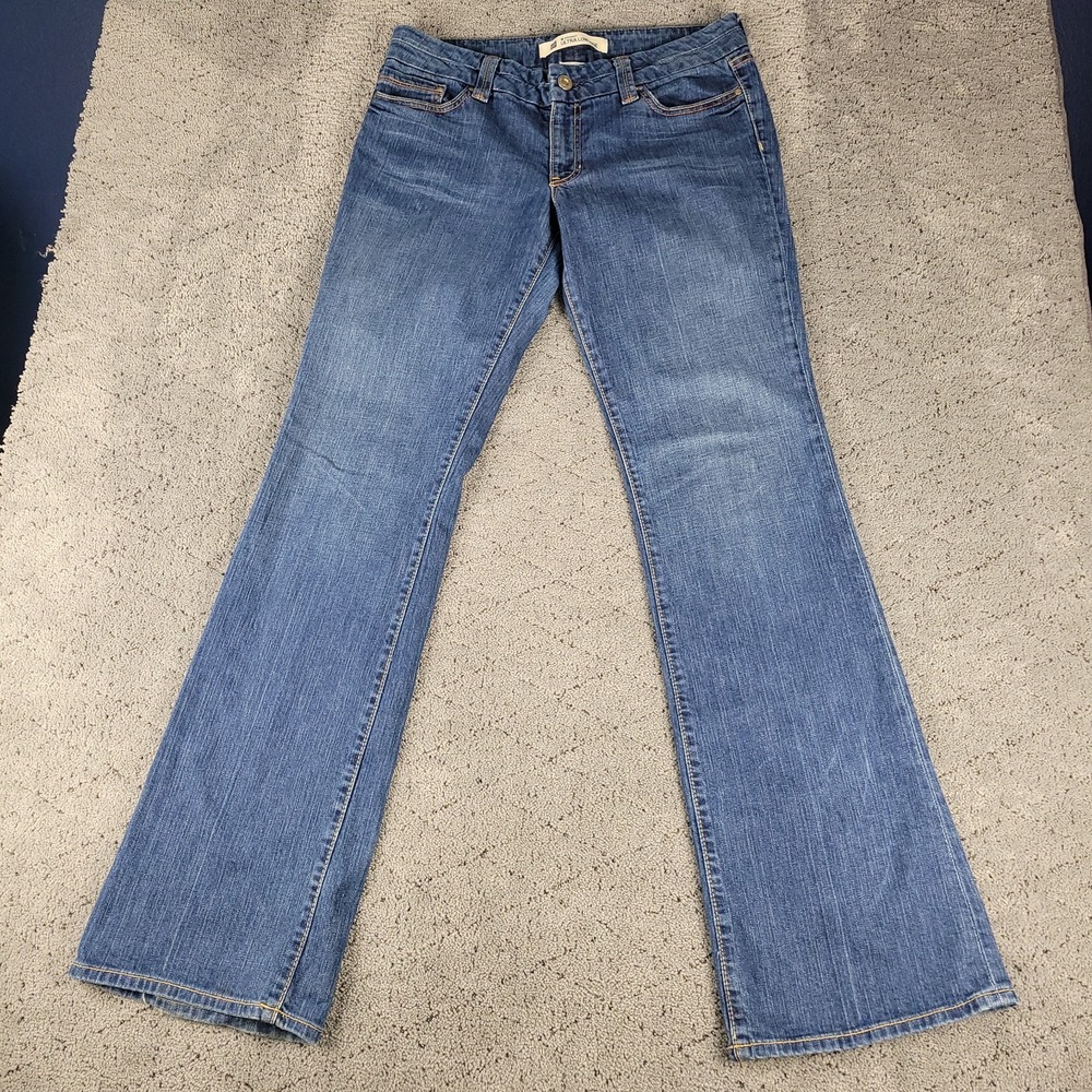 Gap Jeans Womens 12L Long Blue Ultra Low Rise Medium Wash Stretch Denim